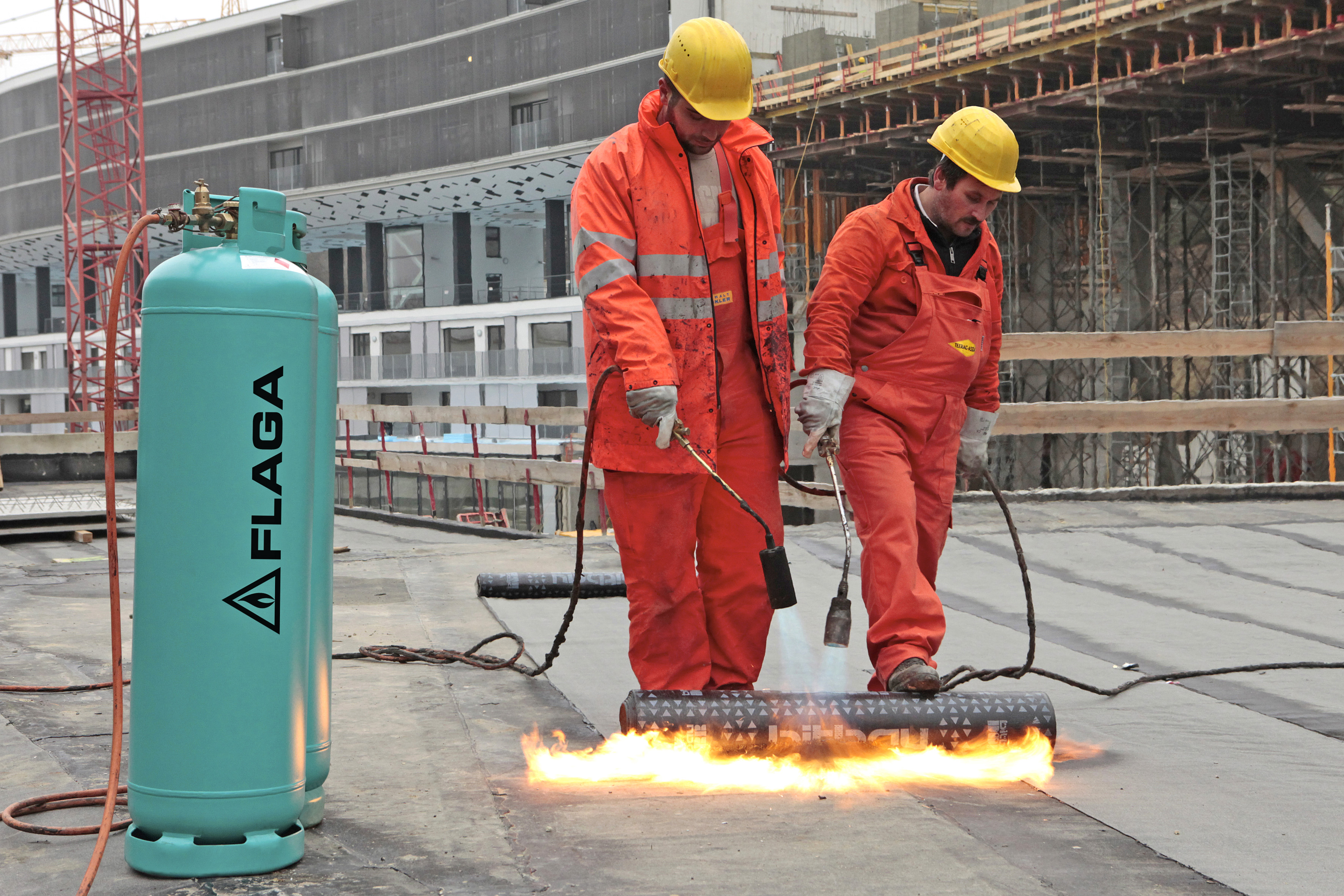 LPG in roofing works